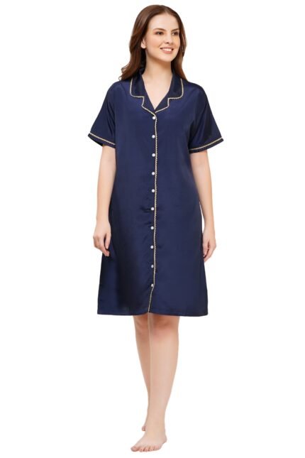 Bridal Night Dress – WOE163 NAVY